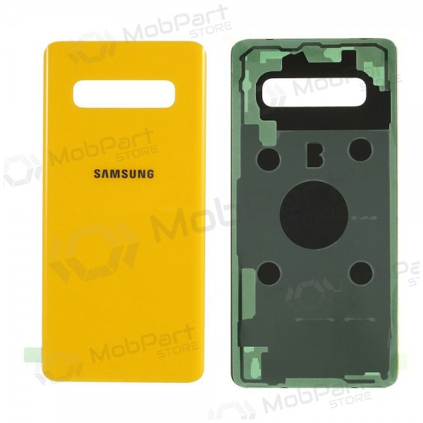 Samsung G975 Galaxy S10 Plus aizmugurējais baterijas vāciņš dzeltens (Canary Yellow)