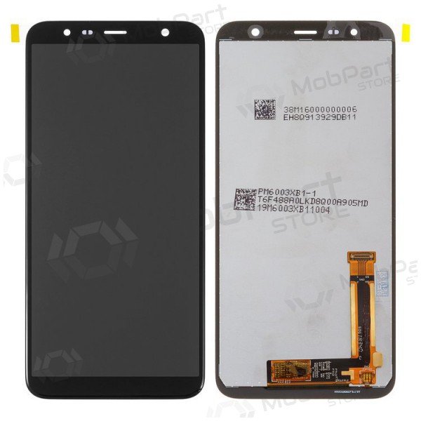 Samsung J415F Galaxy J4+ / J610F Galaxy J6+ ekrāns (melns) (service pack) (oriģināls)