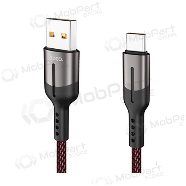 USB kabelis HOCO U68 microUSB 4A 1.2m (melns)