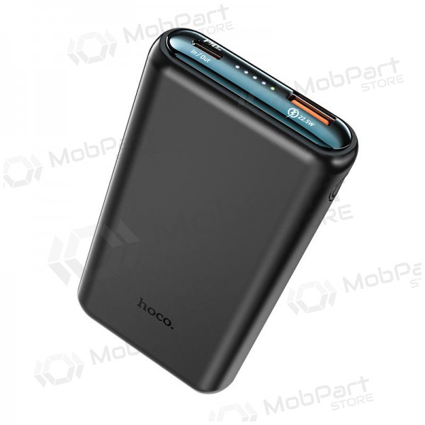 Ārējā baterija Power Bank Hoco Q1 Type-C PD 20W+Quick Charge 3.0 (3A) 10000mAh melns Ārējā baterija Power Bank Hoco Q1 Type-C PD 20W+Quick Charge 3.0 (3A) 10000mAh melns