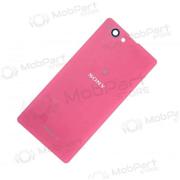 Sony Xperia Z1 Compact aizmugurējais baterijas vāciņš (rozā)