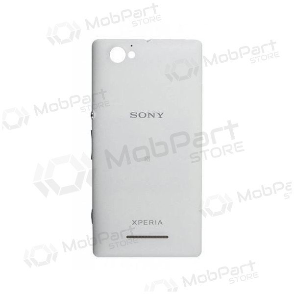 Sony Xperia M aizmugurējais baterijas vāciņš (balts) (lietots grade A, oriģināls)