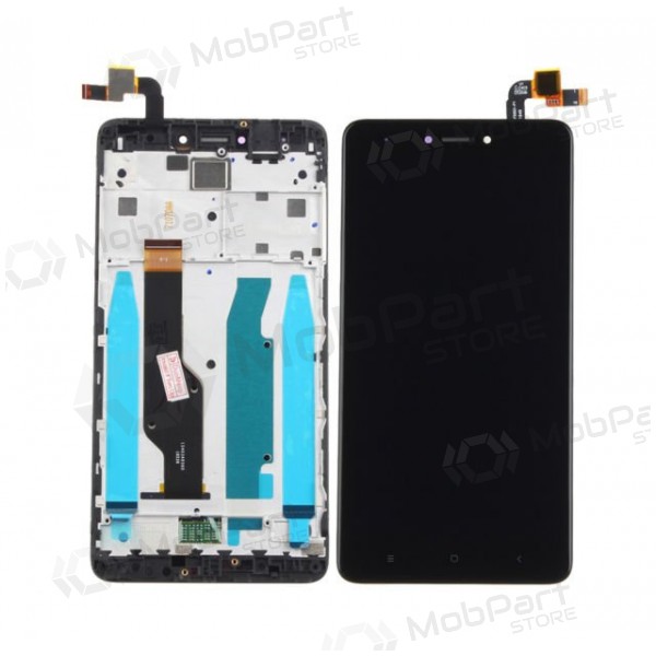 Xiaomi Redmi Note 4X (BV055FHM-N00-1909-R1.0) ekrāns (ar rāmīti) (melns)