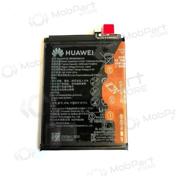 Huawei P Smart 2019 / Honor 10 Lite baterija / akumulators (HB396286ECW) (3400mAh) (service pack) (oriģināls)