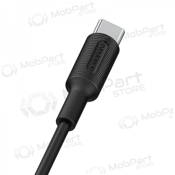 USB kabelis Borofone BX1 Type-C 1.0m (melns)