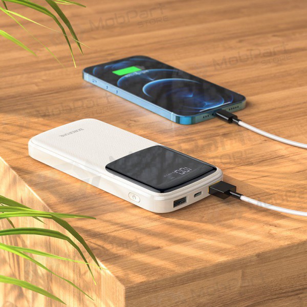 Ārējā baterija Power Bank Borofone BJ17 2xUSB 10000mAh balta