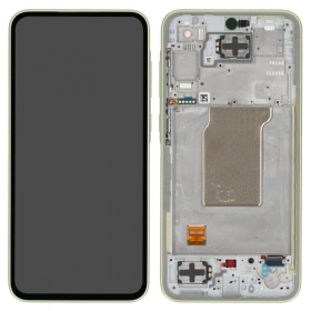 Samsung Galaxy A35 ekrāns (Awesome Lemon) (ar rāmīti) (oriģināls)