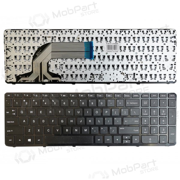 HP 250 G3 klaviatūra  ar rāmīti