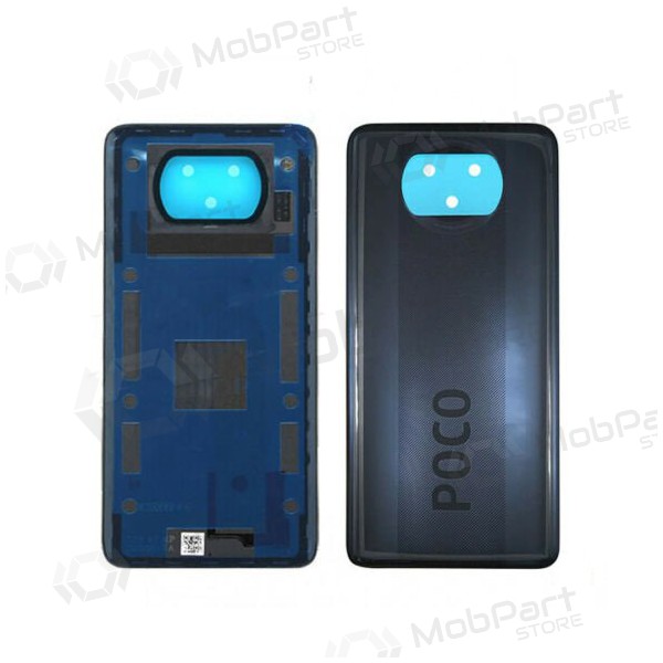 Xiaomi Poco X3 aizmugurējais baterijas vāciņš pelēks (Shadow Gray) Xiaomi Poco X3 aizmugurējais baterijas vāciņš pelēks (Shadow Gray)