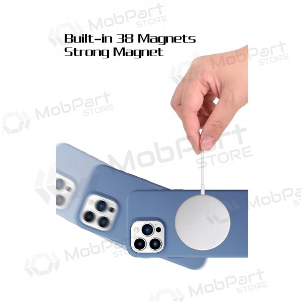 Maciņš / vāciņš HDD Silicone MagSafe Case Apple iPhone 13 melns