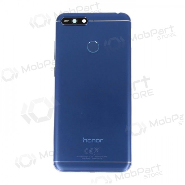 Huawei Honor 7A aizmugurējais baterijas vāciņš (zils) (lietots grade A, oriģināls)