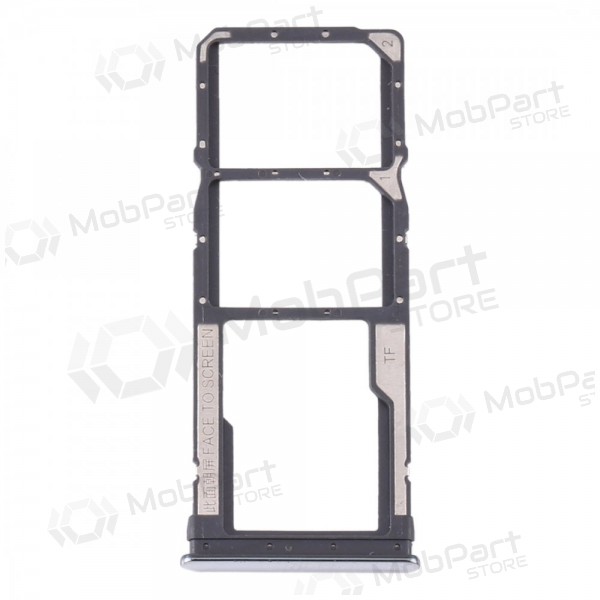 Xiaomi Redmi Note 8 / Redmi Note 8 2021 SIM kartes turētājs balts (Moonlight White)