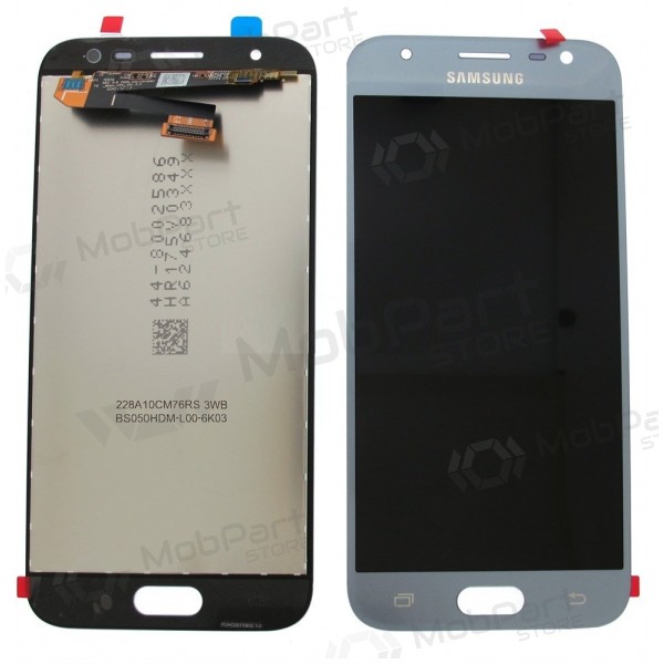 Samsung J330F Galaxy J3 (2017) ekrāns (sudraba) (service pack) (oriģināls) Samsung J330F Galaxy J3 (2017) ekrāns (sudraba) (service pack) (oriģināls)