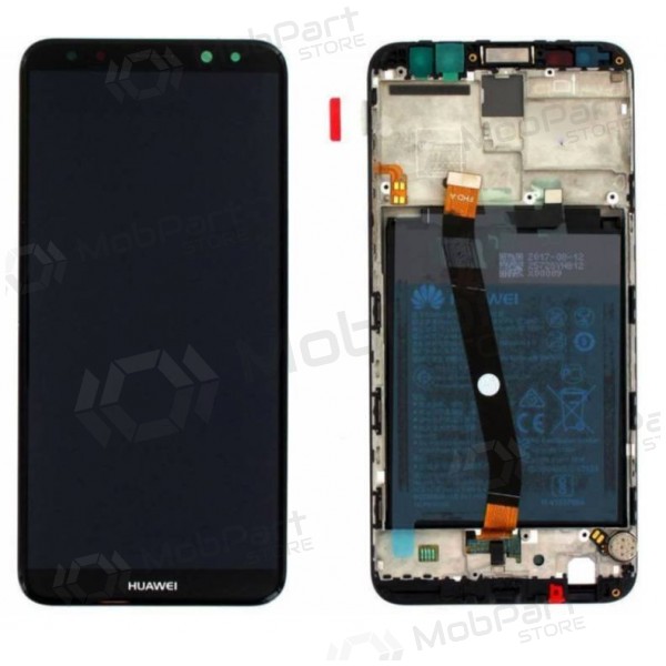 Huawei Mate 10 Lite ekrāns (melns) (ar rāmīti un baterija) (service pack) (oriģināls)