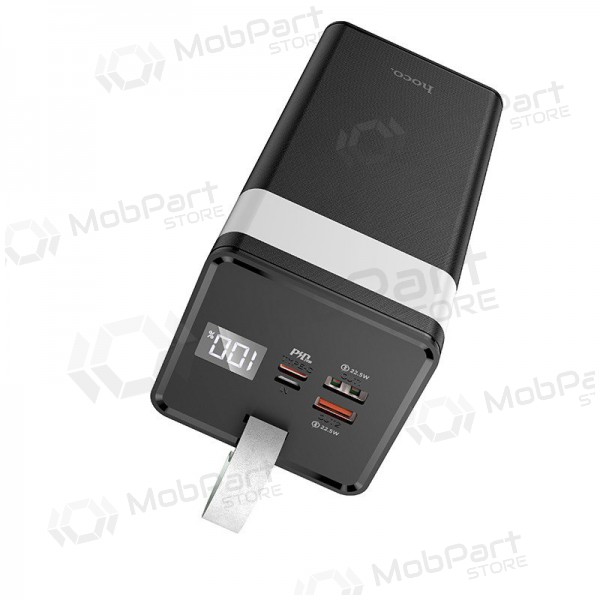 Ārējā baterija Power Bank Hoco J86A 22.5W Quick Charge 3.0 50000mAh melna Ārējā baterija Power Bank Hoco J86A 22.5W Quick Charge 3.0 50000mAh melna