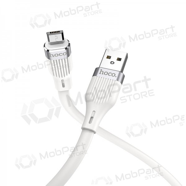 USB kabelis HOCO U72 lightning 1.2m silicone balts
