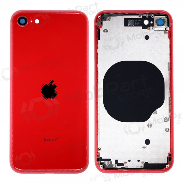 Apple iPhone SE 2020 aizmugurējais baterijas vāciņš (sarkans) full