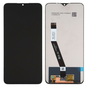 Xiaomi Redmi 9 ekrāns (melns) - Premium
