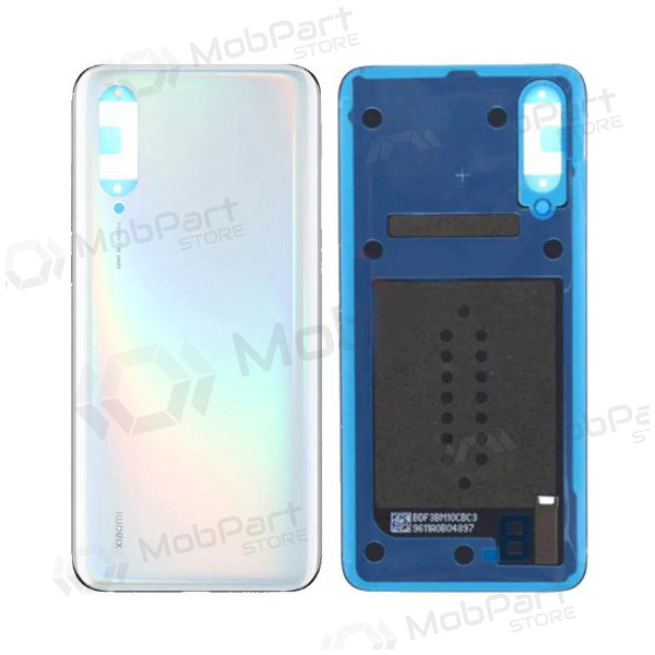 Xiaomi Mi 9 Lite aizmugurējais baterijas vāciņš (balts)