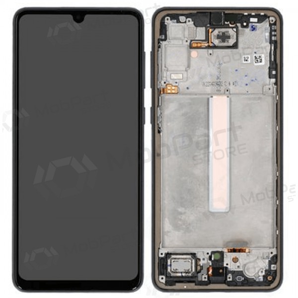 Samsung A336 Galaxy A33 5G 2022 ekrāns (melns) (ar rāmīti) (service pack) (oriģināls)