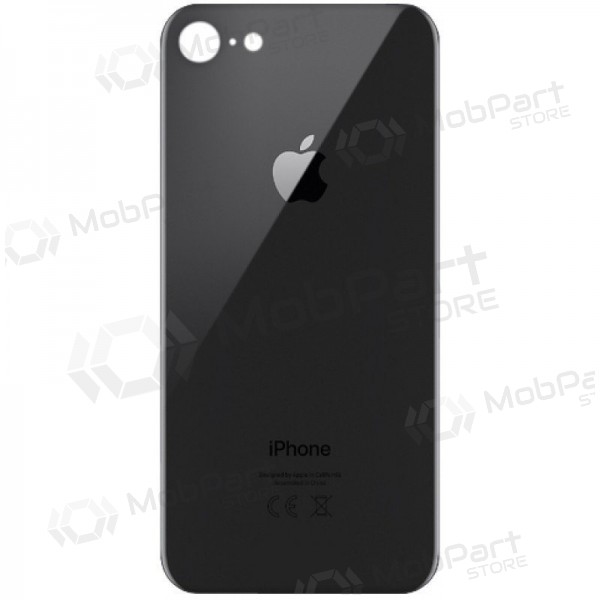 Apple iPhone 8 aizmugurējais baterijas vāciņš pelēks (space grey) (bigger hole for camera) Apple iPhone 8 aizmugurējais baterijas vāciņš pelēks (space grey) (bigger hole for camera)