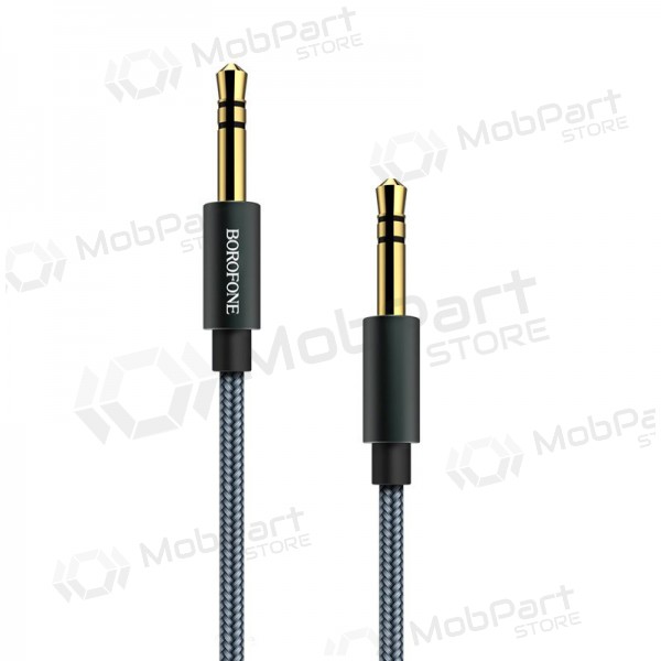 Audio adapteris 3,5mm į 3,5mm Borofone BL3 (pelēks)