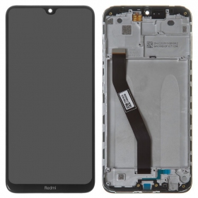 Xiaomi Redmi 8 / 8A ekrāns (melns) (ar rāmīti) (service pack) (oriģināls)