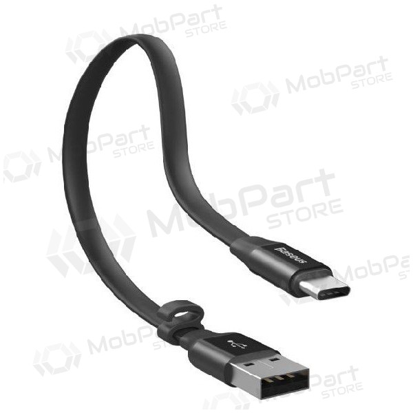 USB kabelis Baseus type-C 0.23m (2A) (melns)