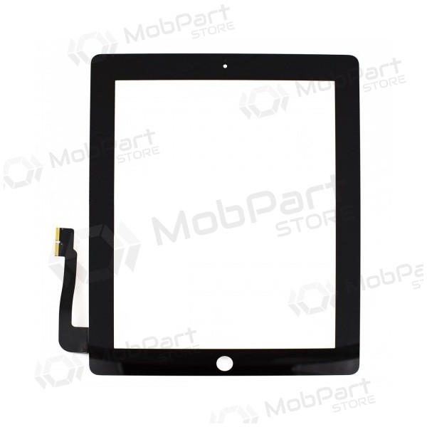 Apple iPad 3 / iPad 4 skārienjūtīgais ekrāns / panelis (melns) Apple iPad 3 / iPad 4 skārienjūtīgais ekrāns / panelis (melns)