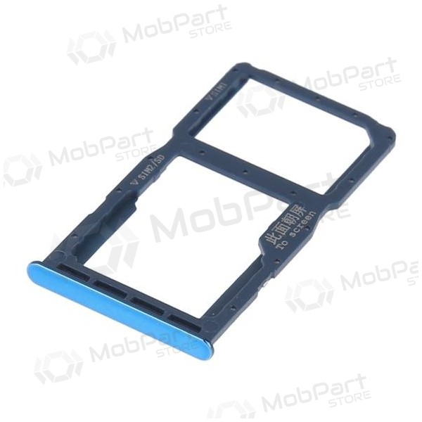 Huawei P30 Lite SIM kartes turētājs zils (Peacock Blue)