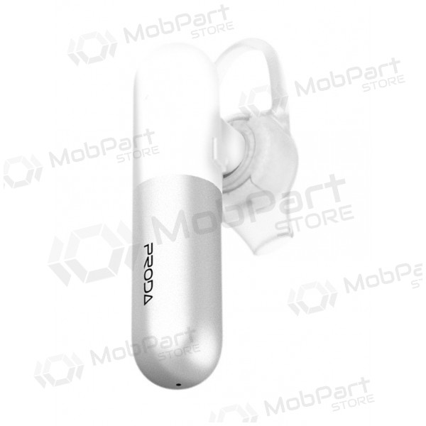 Bezvadu brīvroku aprīkojums Proda PD-BE100 Bluetooth (balta)