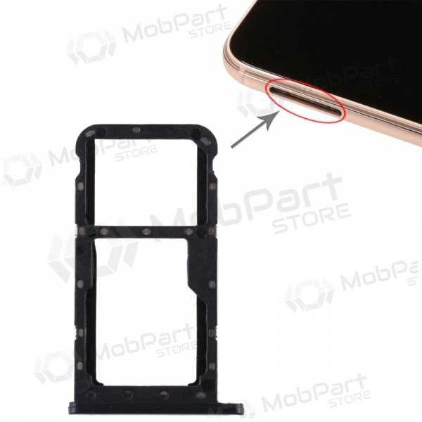 Huawei P20 Lite SIM kartes turētājs (melns)