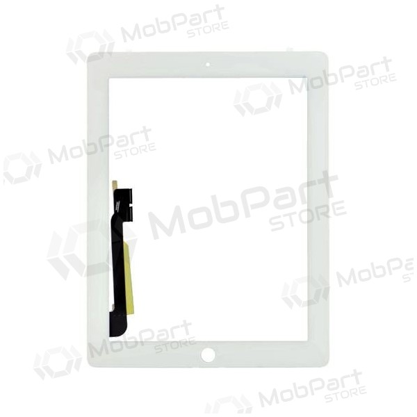 Apple iPad 3 / iPad 4 skārienjūtīgais ekrāns / panelis (balts)