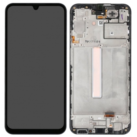 Samsung Galaxy A25 ekrāns (melns) (ar rāmīti) (OLED)