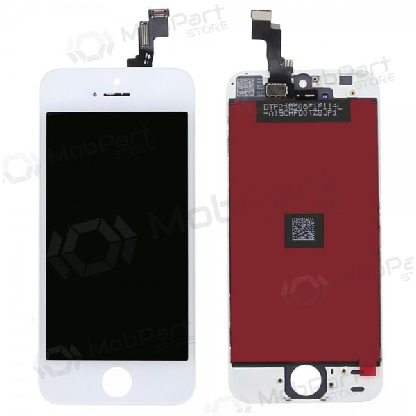 Apple iPhone 5S / iPhone SE ekrāns (balts) (refurbished, oriģināls) Apple iPhone 5S / iPhone SE ekrāns (balts) (refurbished, oriģināls)