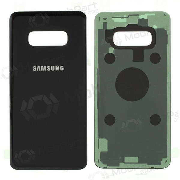 Samsung G970 Galaxy S10e aizmugurējais baterijas vāciņš melns (Prism Black)