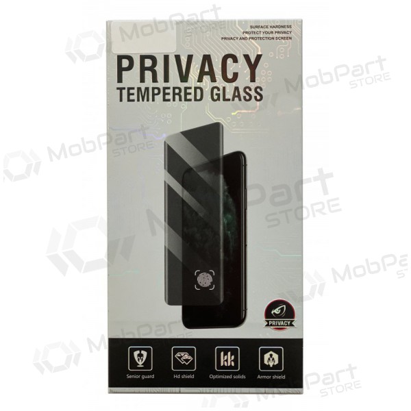 LCD apsauginis stikliukas Full Privacy Samsung A155 A15 4G/A156 A15 5G melns