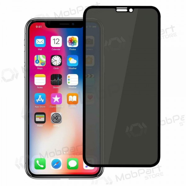 LCD apsauginis stikliukas Full Privacy Samsung A155 A15 4G/A156 A15 5G melns