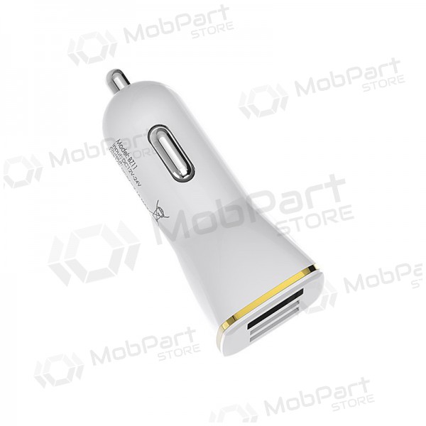 Lādētājs automobilinis Borofone BZ11 x 2 USB (2.1A) (melns)