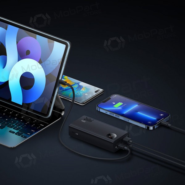 Ārējā baterija Power Bank Baseus Adaman2 30W 10000mAh melna PPAD040101 Ārējā baterija Power Bank Baseus Adaman2 30W 10000mAh melna PPAD040101