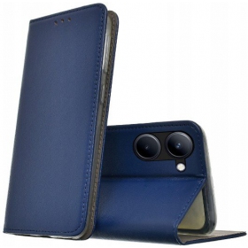 Huawei Y6P maciņš "Smart Magnetic" (tumši zils)