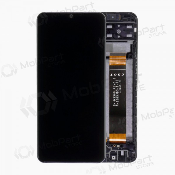 Samsung A137 Galaxy A13 2022 ekrāns (melns) (ar rāmīti) (service pack) (oriģināls)