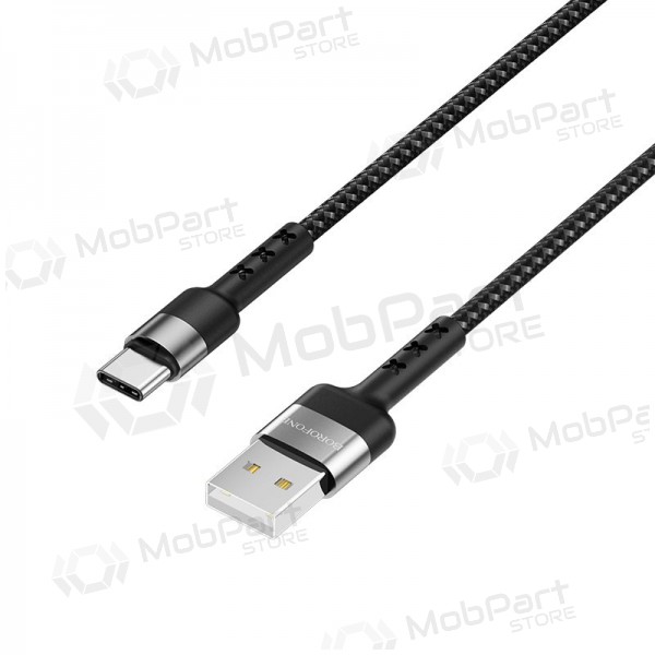 USB kabelis Borofone BX34 Type-C 1.0m (melns)