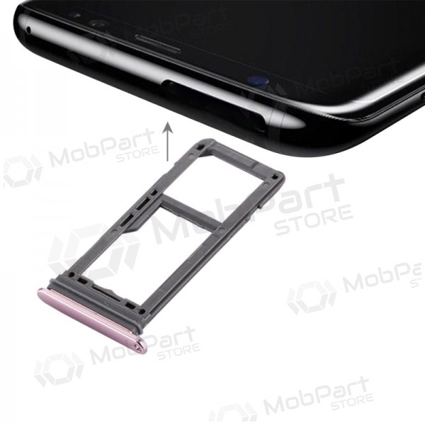 Samsung G950F Galaxy S8 / G955F Galaxy S8+ SIM kartes turētājs (rozā)