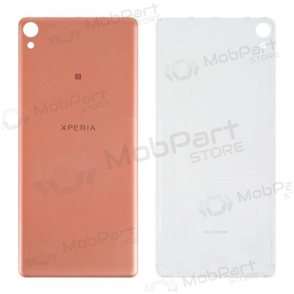 Sony Xperia XA F3111 / XA F3113 / XA F3115 / XA F3112 / XA F3116 aizmugurējais baterijas vāciņš rozā (rose gold) (lietots grade B, oriģināls)