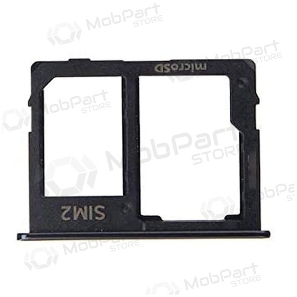 Samsung J415 Galaxy J4+ 2018 SIM kartes turētājs (2gab) (melns) Samsung J415 Galaxy J4+ 2018 SIM kartes turētājs (2gab) (melns)
