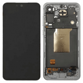 Samsung Galaxy A55 ekrāns (Awesome Iceblue) (ar rāmīti) (oriģināls)
