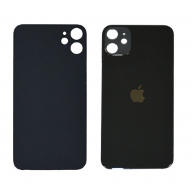 Apple iPhone 11 aizmugurējais baterijas vāciņš (melns) (bigger hole for camera)