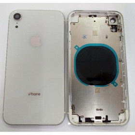 Apple iPhone XR aizmugurējais baterijas vāciņš (balts) full