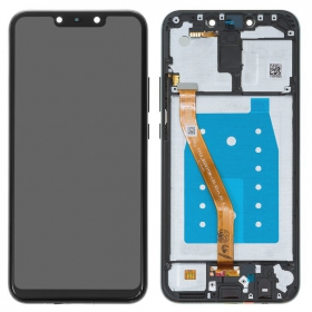 Huawei Mate 20 Lite ekrāns (melns) (ar rāmīti) (Premium)